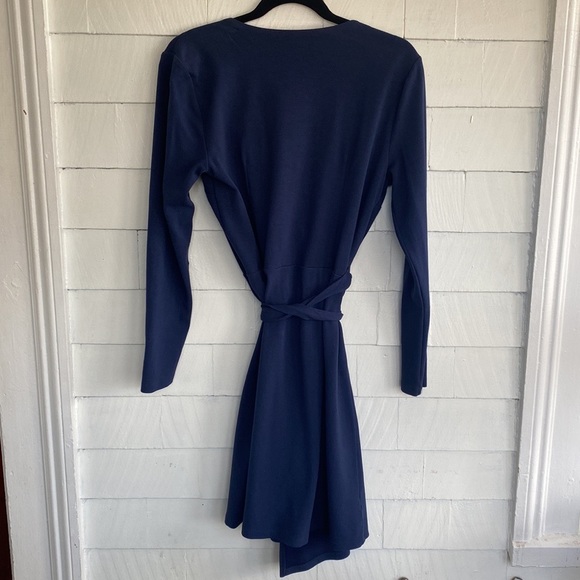 Loft quarter sleeve wrap dress M - Picture 2 of 3